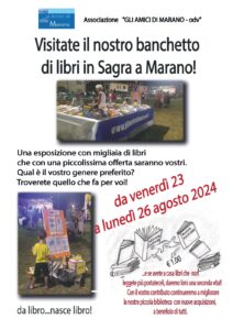 Marano in festa: Banchetto libri 2024